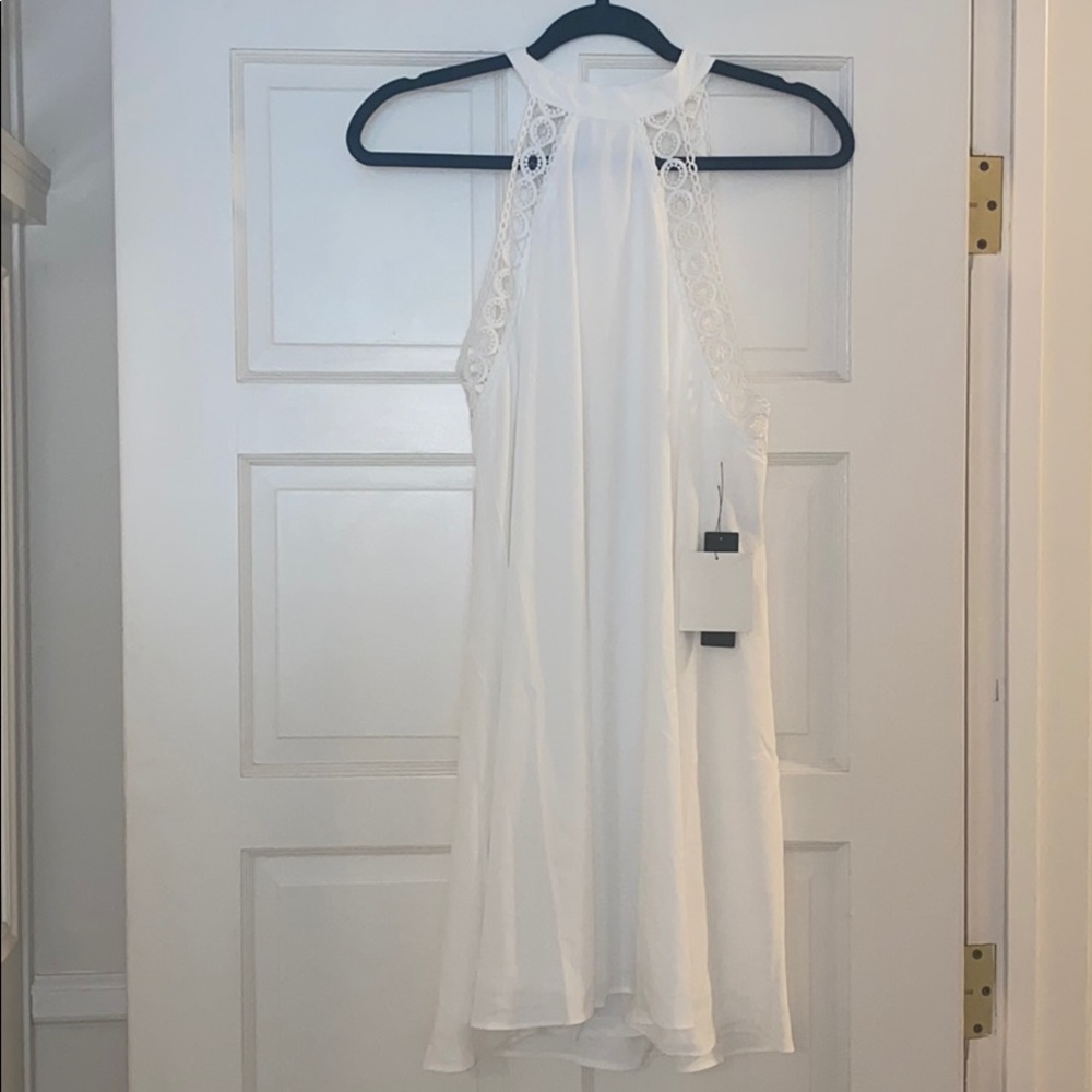 Detailed White Dress